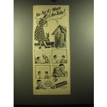 1948 Colgate Toothpaste Ad - You put me where I am today