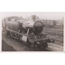 GWR 31XX 51XX Class 2-6-2T Train Railway Antique Real Photo Postcard