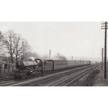 GWR Railway Castle Cross 4-6-0 No 5008 Train Real Photo Postcard