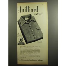 1952 Juilliard Zephyroy Shirt by Game and Lake Advertisement