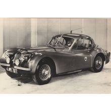 Fixed Head Sports Coupe Jaguar Car Birmingham Rare RPC Postcard