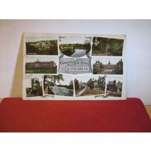 multiview, LEATHERHEAD, Surrey used antique postcard by J. Wells 1910 pm =
