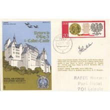 Return To Oflag 7C RAF Escaping Society Colditz Military Hand Signed 1971 FDC