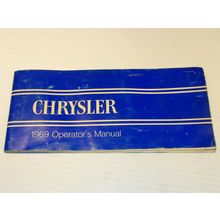 1969 Chrysler Operators Manual New Yorker Newport 300 Town & Country