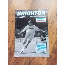 1995/96 League Cup 1st Round 2nd Leg - Brighton vs Fulham ** FREE P&P **