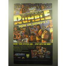 1993 Acclaim WWF Royal Rumble Video Game Advertisement