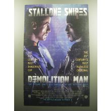 1993 Demolition Man Movie Advertisement - Stallone Snipes