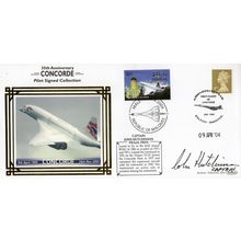 Captain John Hutchinson Historic Concorde Pilot Hand Signed FDC