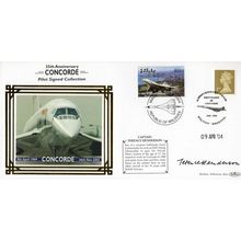 Captain Terence Henderson Concorde Pilot 1969 to 2003 Hand Signed FDC
