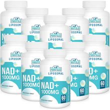 Liposomal NAD+ Supplement 1000 Mg | Highest NAD Pontecy | Max Absorption | Pure