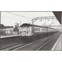 British Rail 308141 Emu Class at Colchester, 1987 - J Davenport Photograph
