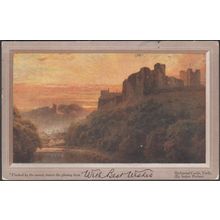Richmond Castle, Yorkshire, 1915 - James Henderson Postcard