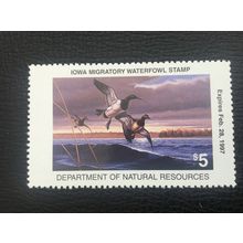 ICOLLECTZONE US Iowa 1996 Duck Hunting Stamp VF NH IO25