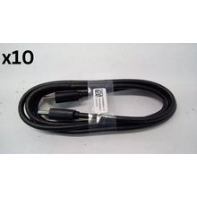 Lot of 10 Dell DisplayPort to Display Port Cable DP Male to Male Cord 4K HD 6ft
