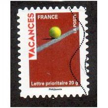 FRA 2009 (56c) 'VACANCES - TENNIS BALL' FINE USED (EBID21158)