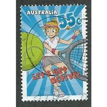 AUS 2009 55c 'LETS GET ACTIVE' FINE USED (EBID34-916)