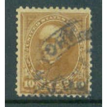 Used 283 10c Daniel Webster Just Clears M05403