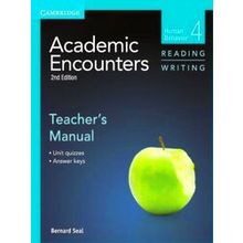 Academic Encounters Level 4 Teacher's Manual Reading And Writing