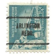 PRECANCEL -T&T ARLINGTON, NEB 704 ON 1.25c LIBERTY