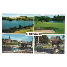 BLAIRGOWRIE ,multiview unused vintage postcard. C.1970'S =