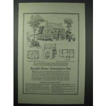 1925 American Face Brick Association Ad, House No 627-A