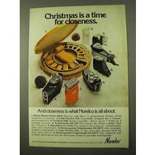 1971 Norelco Shaver Ad - Home Beauty Salon 30LS +
