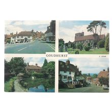 multiview, GOUDHURST unused vintage postcard by Judges =