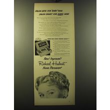 1949 Richard Hudnut Home Permanent Ad - Salon-safe for Baby Hair