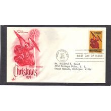 FDC Art Craft 1550 10c Christmas (Cachet-Typed/A) CV41698