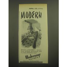 1946 Modernage Divans and Daybeds Ad - Modern