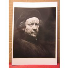 SELF PORTRAIT by Rembrandt unused postcard National Gallery of Scotland =