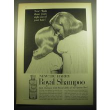 1958 Du Barry Royal Shampoo Ad - Now! Wash those years right out of your hair