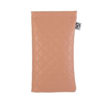Faux Leather Snap Top Glasses Sunglasses Case Holder Pouch (Pink)
