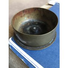 Brass WW1 Trench Art Ashtray made from World War One shell dated 1917 First