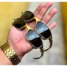 HCS X-Metal Juliet 24k Gold Black Sunglasses