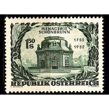 ÖSTERREICH AUSTRIA [1952] MiNr 0973 ( */mh ) Architektur