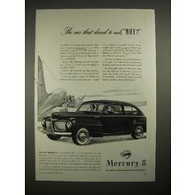 1941 Mercury 8 Car Ad - Dared to Ask Why