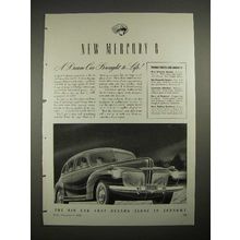 1941 Mercury 8 Car Ad - A Dream Car Brought to Life