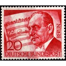 GERMANY BERLIN [1956] MiNr 0156 ( **/mnh ) [La]