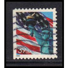 Used 3985 39c Lady Liberty and U.S. Flag Fine BPS W4872
