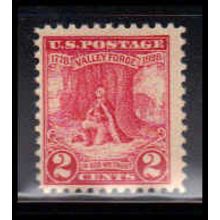 645 2c Valley Forge Just Clears MNH O1322