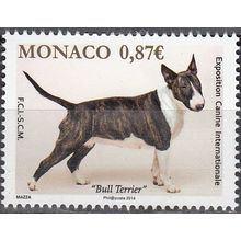 Monaco 2014 Yvert 2914 Neuf ** Cote (2017) 1.80 Euro Chien Bull Terrier