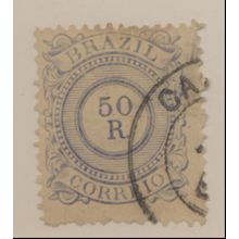 Brazil Stamp Scott #93, Used, Partial City/Date Cancel