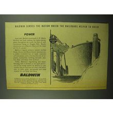 1942 Baldwin Locomotives Southwark I.P. Morris Ad