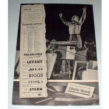 1948 Columbia Records Ad w/ Eugene Ormandy!