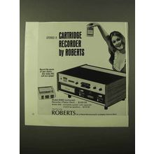 1971 Roberts Model 808D 8-Track Cartridge Recorder Ad