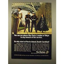 1975 U.S. Marines Ad - Places Like Paris