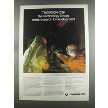 1982 Thomson-CSF Electronics Ad - The Leader