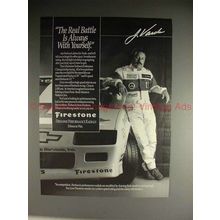 1988 Firestone Firehawk Radials Tire Ad w/ Joe Varde!