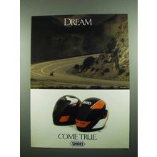 1989 Shoei GRV G2 & GRV G1 Helmet Ad - Dream Come True